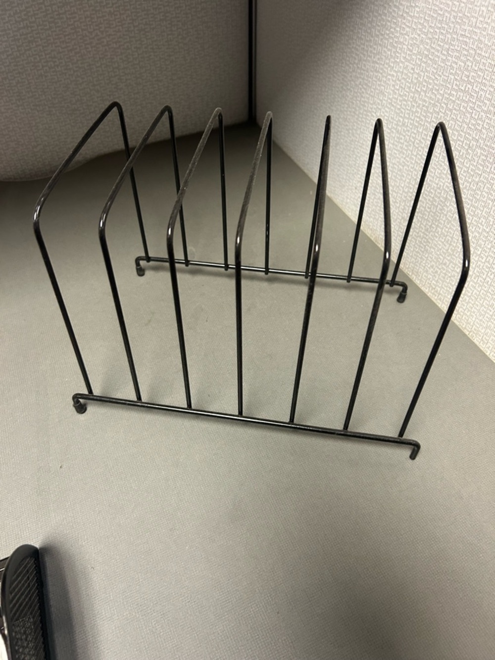 Mesh Desk Tray Organizer in Black - edison - Picture 2 of 8